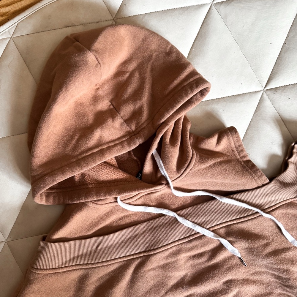 SHEIN • Cut-Out Shoulder Hoodie - Picture 4 of 5